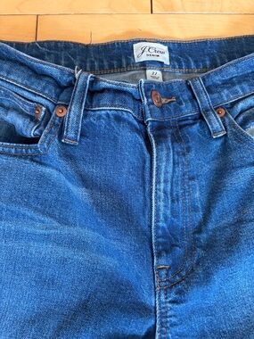 J. Crew Women's Relaxed Fit Indigo Blue Denim Jeans